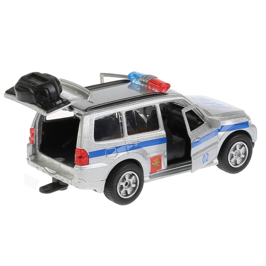 Машина металлическая Технопарк MITSUBISHI PAJERO полиция и мотоцикл на прицепе, арт. 4690590159958, производитель Симбат, ISBN 469-0-59015-995-8, № 5