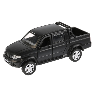 Машина металлическая Технопарк UAZ PICKUP матовый черный, арт. 4690590152973, производитель Симбат, ISBN 469-0-59015-297-3 № 1