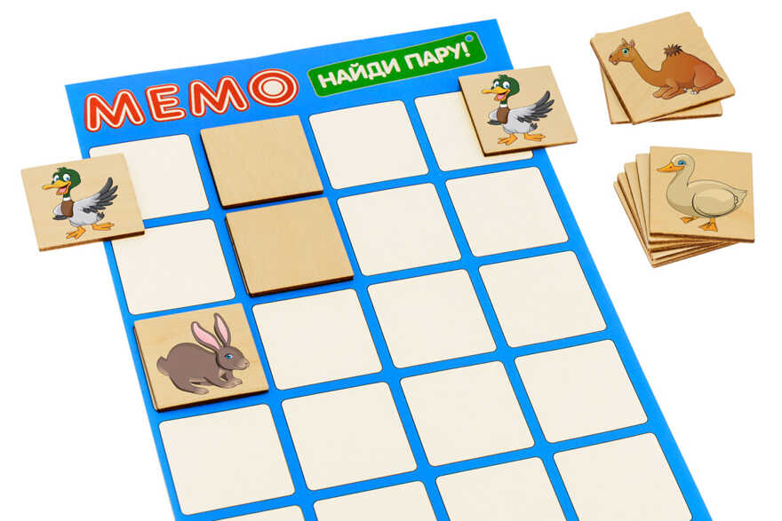 Мемо. Найди пару! Домашние животные (24 фишки), арт. Д574а, производитель АНДАНТЕ, ISBN 466-5-30476-013-3, № 2