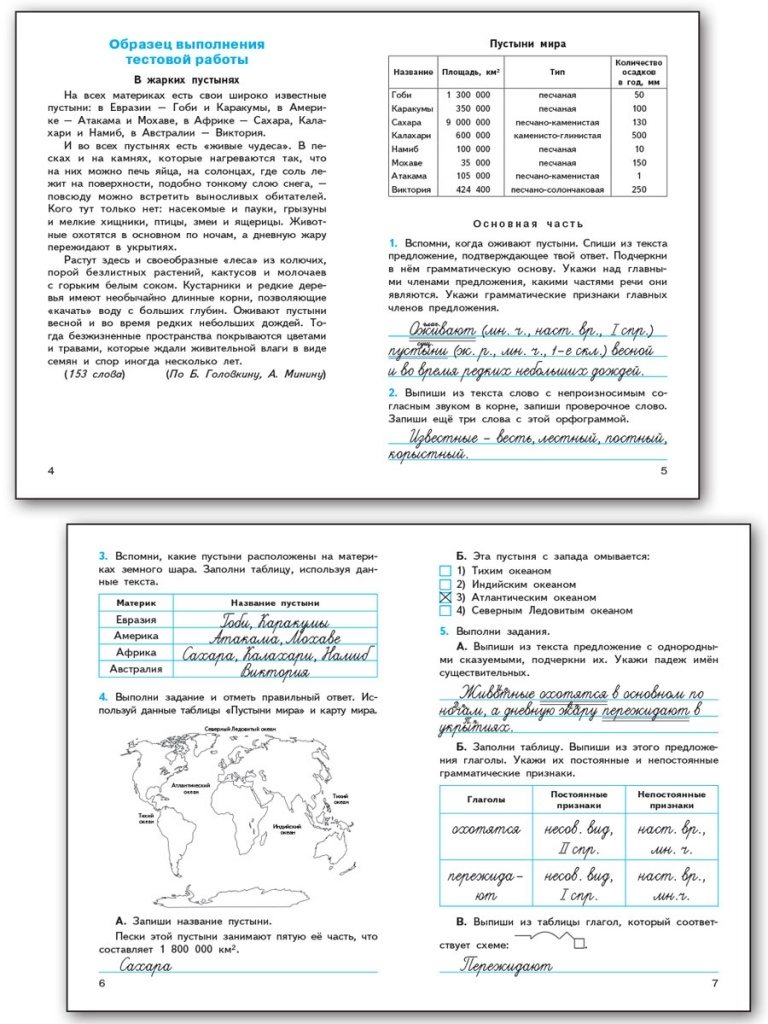 Итоговые комплексные работы 4 кл. НОВЫЙ ФГОС, производитель Вако , ISBN 978-5-40806-232-4, № 4