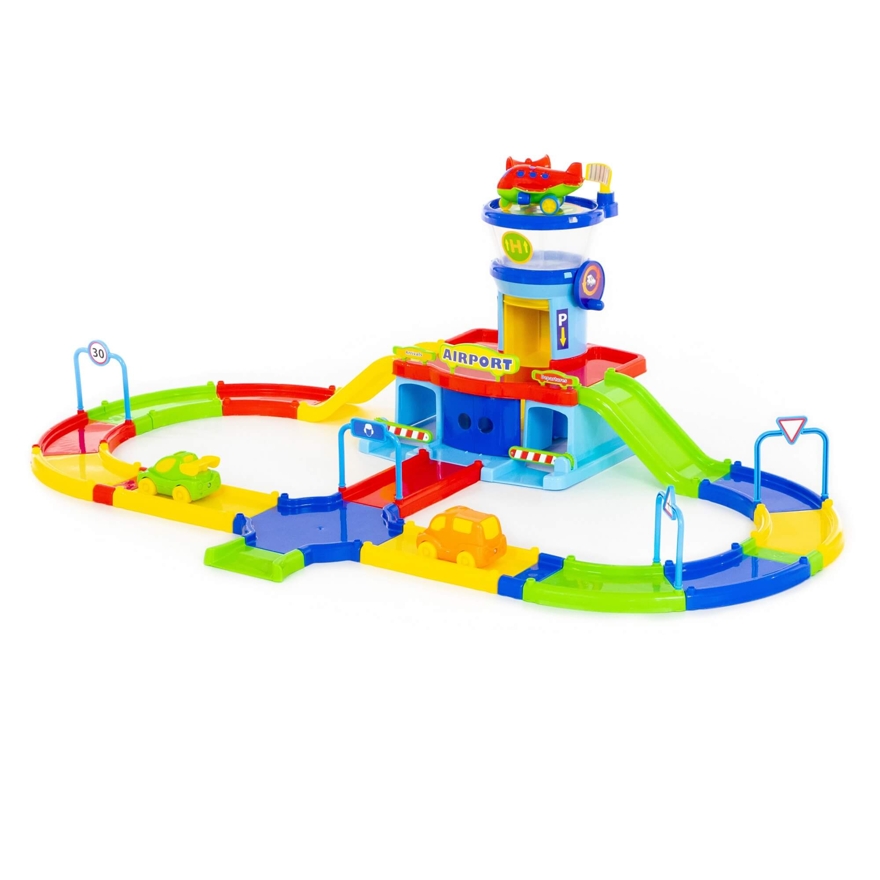 Аэропорт &quot;Play City&quot; с дорогой (в коробке), производитель Полесье, ISBN 481-0-34404-040-4, № 1