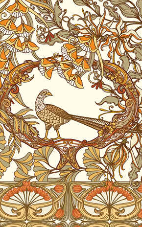 Ежедневник ART NOUVEAU (светло-голубой фон), производитель Контэнт, ISBN 978-5-00141-084-3№ 3