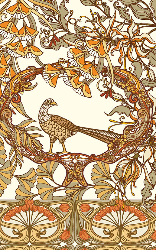 Ежедневник ART NOUVEAU (светло-голубой фон), производитель Контэнт, ISBN 978-5-00141-084-3, № 3
