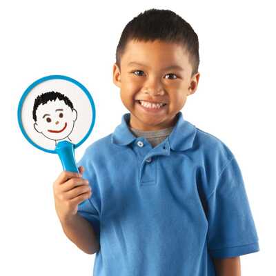 LER3373 Развивающая игра "Пиши и стирай. Зеркало Эмоций" (4 элемента), производитель Learning Resources, ISBN 765-0-23833-737-4№ 3