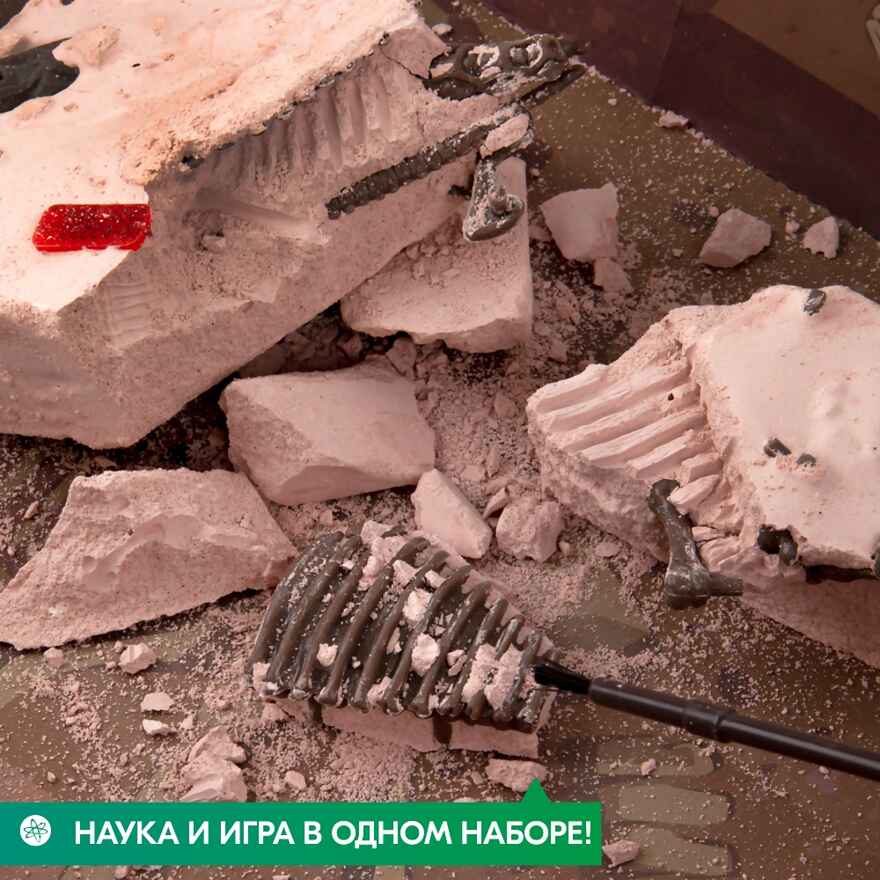 Раскопай скелет. Трицератопс, арт. 00-03228, производитель 4М, ISBN 489-3-15603-228-7, № 4