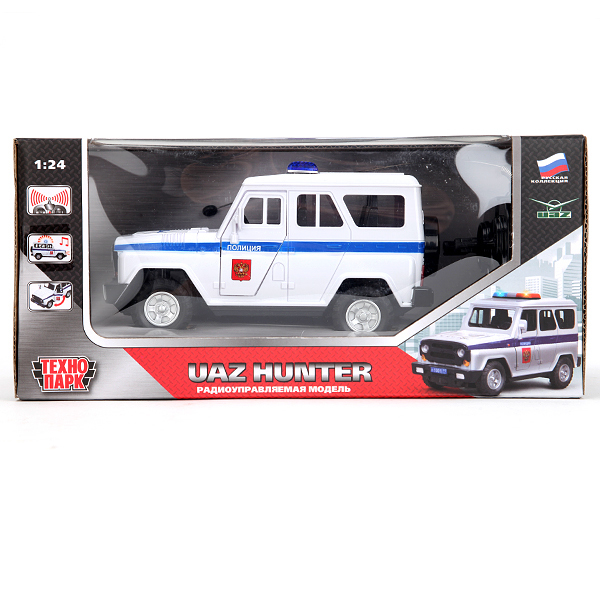 Технопарк Уаз полиция радиоуправляемый, арт. UAZ-RC-2, производитель Симбат, ISBN 469-0-59006-448-1, № 1