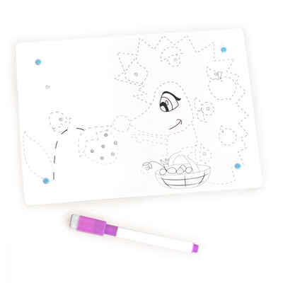 Мозаика Рисуй, стирай 4, арт. 87068, производитель Пластмастер, ISBN 463-0-08096-051-0№ 3