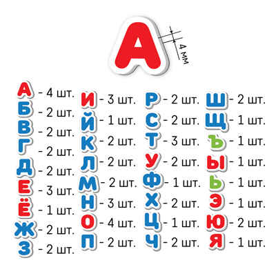 Магнитная игра &quot;Азбука&quot;, производитель Я РАСТУ ТОЙЗ, ISBN 467-0-14980-414-0№ 2