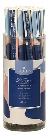 Карандаш чернографитный деревянный V-type pastel parsley НВ заточенный, трехгранный, арт. LXLPVT-PP, производитель ФАРМ, ISBN 460-2-72316-178-3№ 3