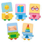 Макси-пазлы. Паровозик. Простые формы. 20 деталей, производитель ГЕОДОМ , ISBN 460-7-17745-897-7, № 2