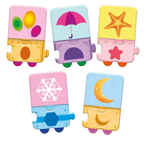 Макси-пазлы. Паровозик. Простые формы. 20 деталей, производитель ГЕОДОМ , ISBN 460-7-17745-897-7, № 3