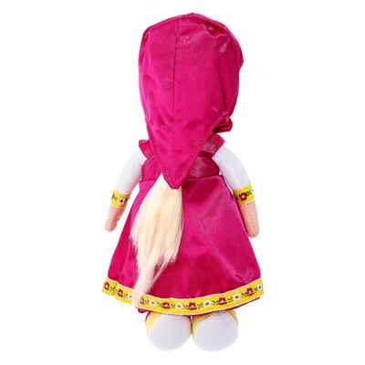 Мягкая игрушка Мульти-пульти Маша пласт. лицо (м/ф Маша и Медведь) муз. чип в пак. 22см, производитель Симбат, ISBN 469-0-59000-902-4№ 5