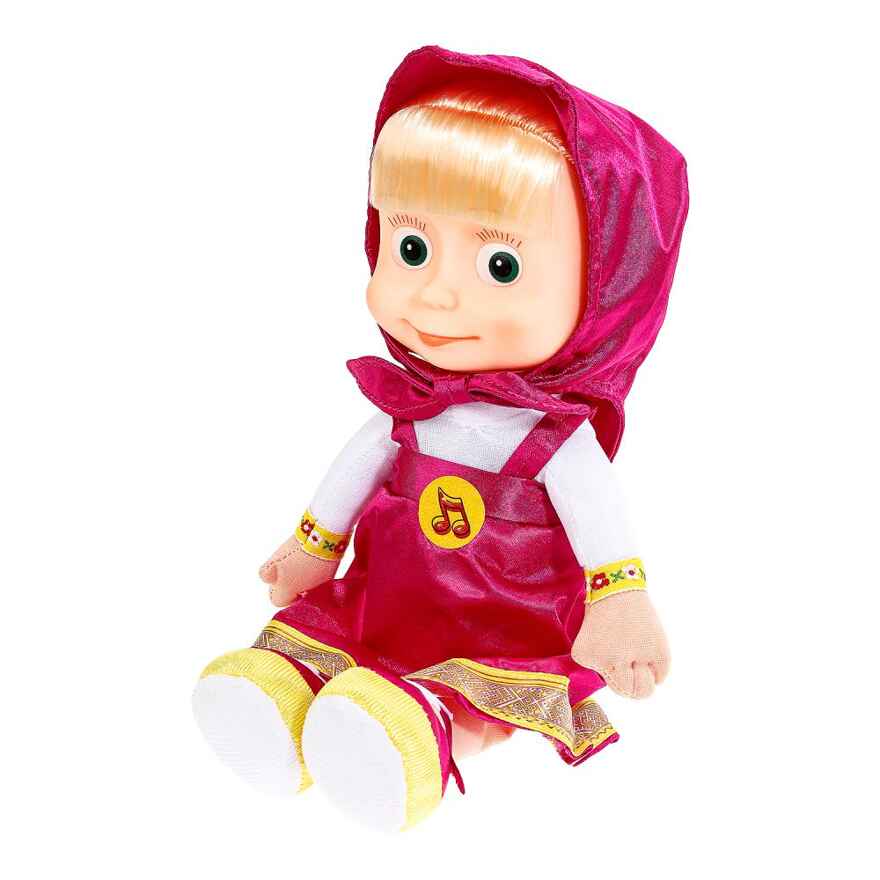 Мягкая игрушка Мульти-пульти Маша пласт. лицо (м/ф Маша и Медведь) муз. чип в пак. 29см, производитель Симбат, ISBN 469-0-59000-903-1, № 3