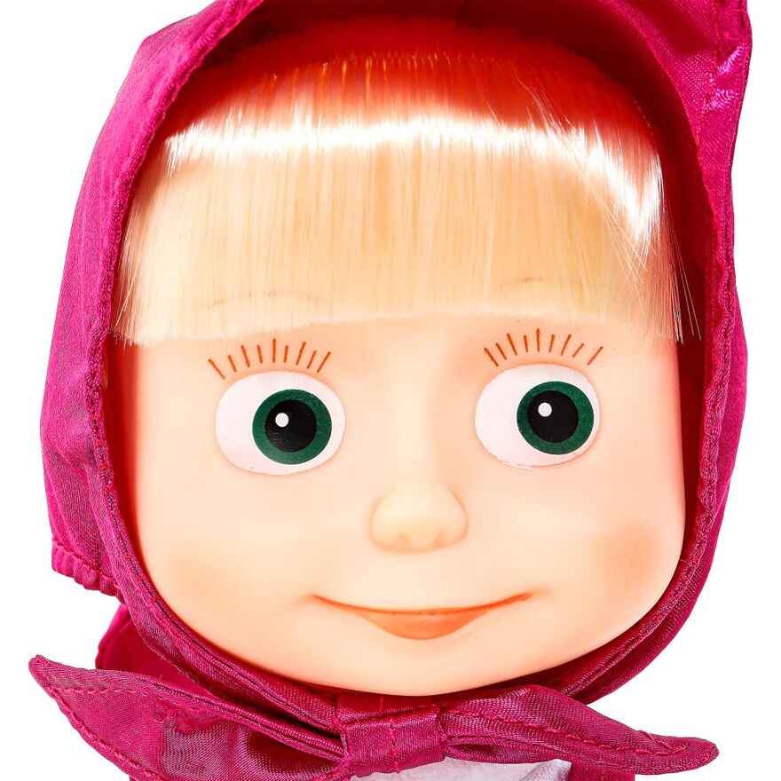 Мягкая игрушка Мульти-пульти Маша пласт. лицо (м/ф Маша и Медведь) муз. чип в пак. 29см, производитель Симбат, ISBN 469-0-59000-903-1, № 4