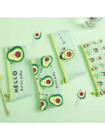 Пенал Авокадо Hello Avocado прозрачный, арт. MM10474, производитель Mihi Mihi, ISBN 693-2-80010-474-6№ 3