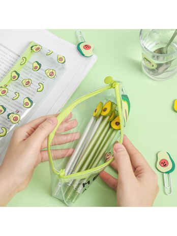 Пенал Авокадо Hello Avocado прозрачный, арт. MM10474, производитель Mihi Mihi, ISBN 693-2-80010-474-6№ 4