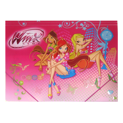Папка на резинке F4165/W глиттер TM Winx (30/120), производитель СервисТорг, ISBN 690-4-16589-116-6, № 1