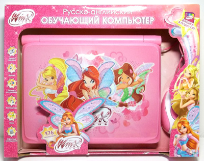 Обучающий компьютер Умка Winx на батарейках русско-английский, 176 программ, производитель Умка, ISBN 469-0-59004-140-6, № 1