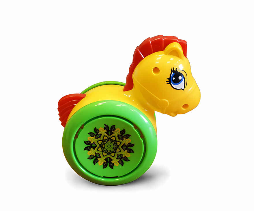 Каталка-неваляшка Конь №1, арт. 15023, производитель БИПЛАНТ, ISBN 460-6-95789-156-0, № 2