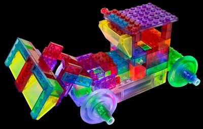 Laser Pegs Набор 8 в 1. Энергоблок Бульдозер, арт. PB1420B, производитель Laser Pegs (Лазер Пегс), ISBN 81-0-69002-100-7№ 4