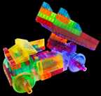 Laser Pegs Набор 8 в 1. Энергоблок Бульдозер, арт. PB1420B, производитель Laser Pegs (Лазер Пегс), ISBN 81-0-69002-100-7, № 7