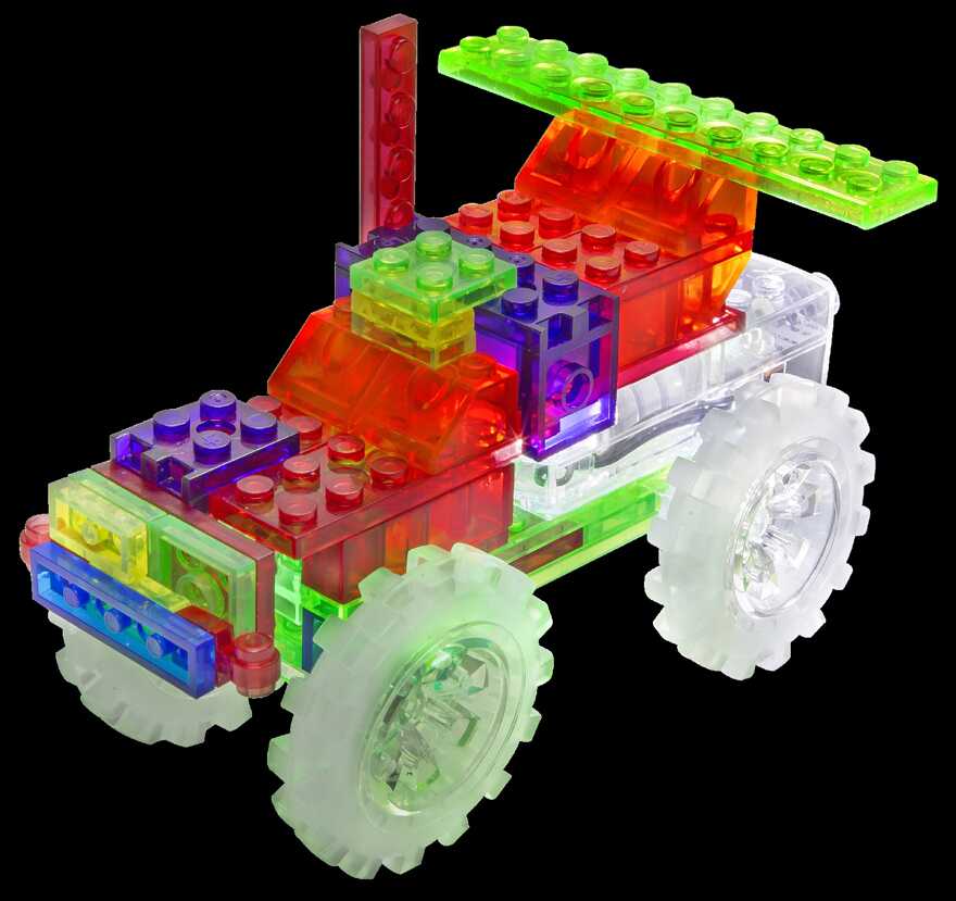 Laser Pegs Набор 6 в 1. Гигантский грузовик, арт. ZD110B, производитель Laser Pegs (Лазер Пегс), ISBN 81-0-69002-066-6, № 4