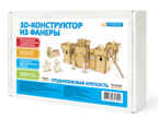 3Д конструктор из фанеры Крепость, производитель IQ FORMAT (АйКью Формат), ISBN 462-7-13065-742-1, № 1