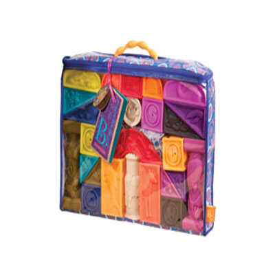 B DOT Набор кубиков и других форм  "Elemnosqueeze", производитель Battat, ISBN 06-2-24325-468-8№ 1