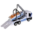 Машины металлическая Технопарк Камаз Эвакуатор Полиция и лодка, арт. 4690590148099, производитель Симбат, ISBN 469-0-59014-809-9, № 4