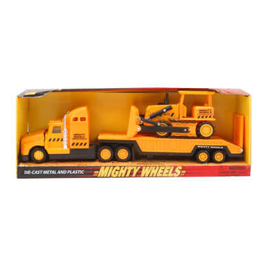 Строительная техника Перевозчик + Бульдозер 28 см., производитель Mighty Wheels, ISBN 004-4-27878-428-6№ 1