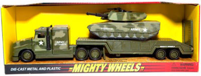 Военный перевозчик + Танк 28 см., производитель Mighty Wheels, ISBN 004-4-27878-558-0, № 1