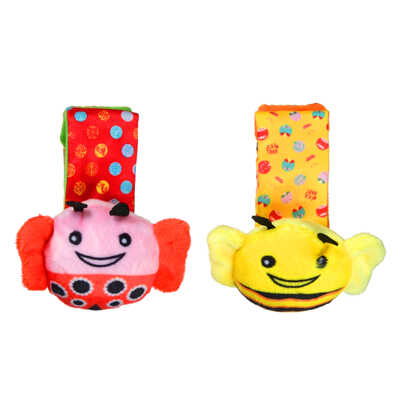 Погремушка Uviton мягкая на ручку Funny faces букашки набор 2 шт Арт 0603, производитель Uviton, ISBN 465-7-78025-102-1№ 6