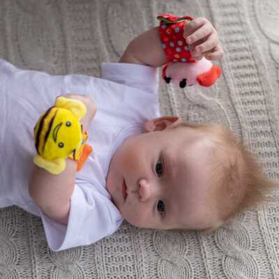 Погремушка Uviton мягкая на ручку Funny faces букашки набор 2 шт Арт 0603, производитель Uviton, ISBN 465-7-78025-102-1№ 7