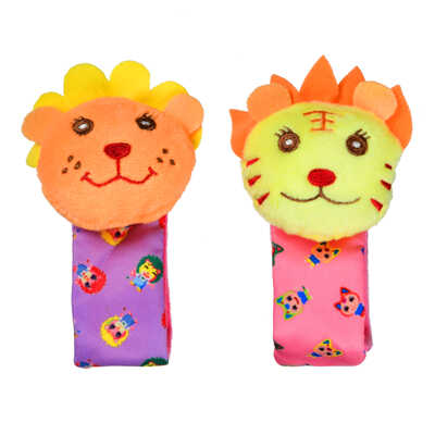 Погремушка Uviton мягкая на ручку Funny faces львята набор 2 шт Арт 0603, производитель Uviton, ISBN 465-7-78025-130-4№ 2