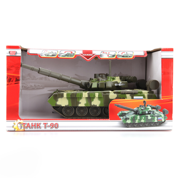 Технопарк Танк Т-90 в ассортименте, арт. CT12-435-1-2, производитель Симбат, ISBN 469-0-59005-637-0, № 1