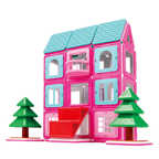 Магнитный конструктор Magformers Sweet House Set, арт. 705001, производитель Magformers (Магформерс), ISBN 880-9-13436-942-5, № 4