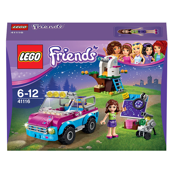 LEGO Friends 41116 Звездное небо Оливии, производитель LEGO (ЛЕГО), ISBN 570-2-01559-183-6, № 1