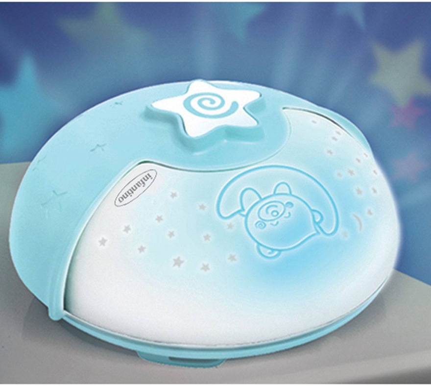 Ночник-проектор (голубой), арт. 4627, производитель Infantino (Инфантино), ISBN 302-1-10504-627-1, № 4