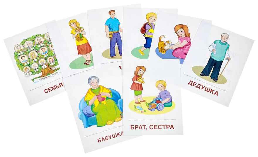 Демонстрационные картинки СУПЕР. Семья. 8 раздаточных карточек с текстом, производитель Сфера ТЦ , ISBN 978-5-99491-819-7, № 2