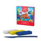 Классический пластилин ArtBerry с Алоэ Вера 10 цветов со стеком, 180г, арт. 41762, производитель ErichKrause® (Эрих Краузе), ISBN 464-0-02093-120-3, № 1