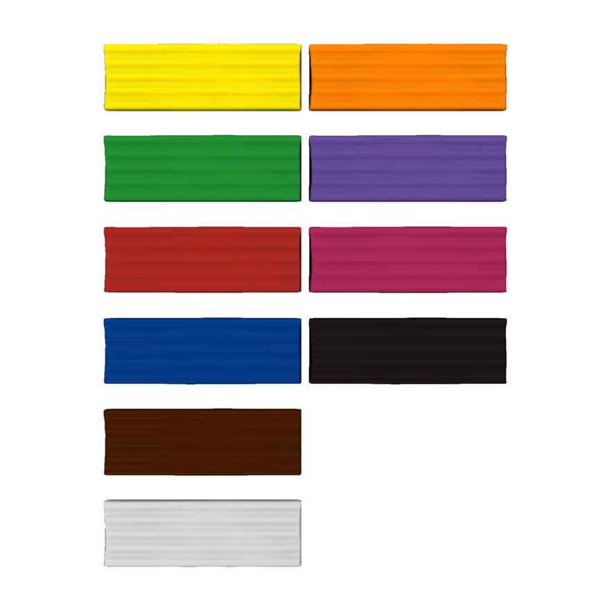 Классический пластилин ArtBerry с Алоэ Вера 10 цветов со стеком, 180г, арт. 41762, производитель ErichKrause® (Эрих Краузе), ISBN 464-0-02093-120-3, № 3