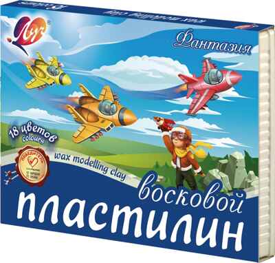 Пластилин мягкий (воск) Фантазия 18 цветов, арт. 25С1524-08, производитель Луч, ISBN 460-1-18501-155-1№ 3