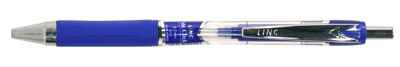 Ручка шарик.автом. Linc Mr. Click синий 0,7 мм грип игольчатый наконечник, арт. 4013, производитель ФАРМ, ISBN 802-9-17810-011-6№ 4