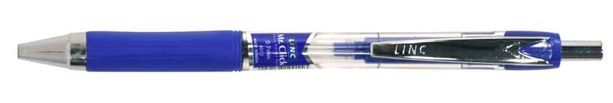Ручка шарик.автом. Linc Mr. Click синий 0,7 мм грип игольчатый наконечник, арт. 4013, производитель ФАРМ, ISBN 802-9-17810-011-6, № 4