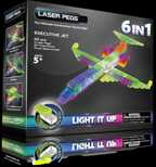 Laser Pegs Гонка 6 в 1. Самолет, арт. ZD140B, производитель Laser Pegs (Лазер Пегс), ISBN 81-0-69002-067-3, № 1
