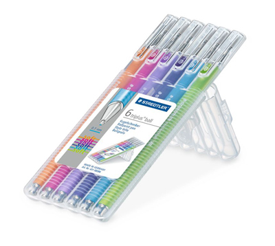 Шариковая ручка Triplus Ball, толщ. ХВ, набор 6цв., , п/уп, STAEDTLER, производитель Staedtler (Стайтлер), ISBN 400-7-81743-500-7, № 1