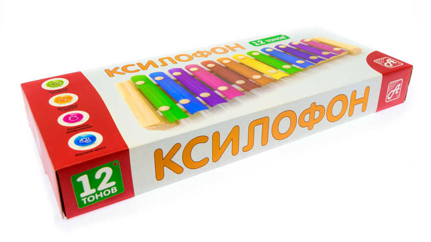 Ксилофон. 12 тонов (метал.), арт. РДИ-Д1014а, производитель АНДАНТЕ, ISBN 466-5-27282-773-9, № 4