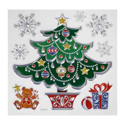 Набор наклеек Decor Нарядная елка 18х23 см, арт. 50886, производитель ErichKrause® (Эрих Краузе), ISBN 404-1-48550-886-1№ 2
