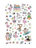 Наклейки Crazy Bullet Journal Stickers (черная), производитель Контэнт, ISBN 978-5-00141-532-9, № 2
