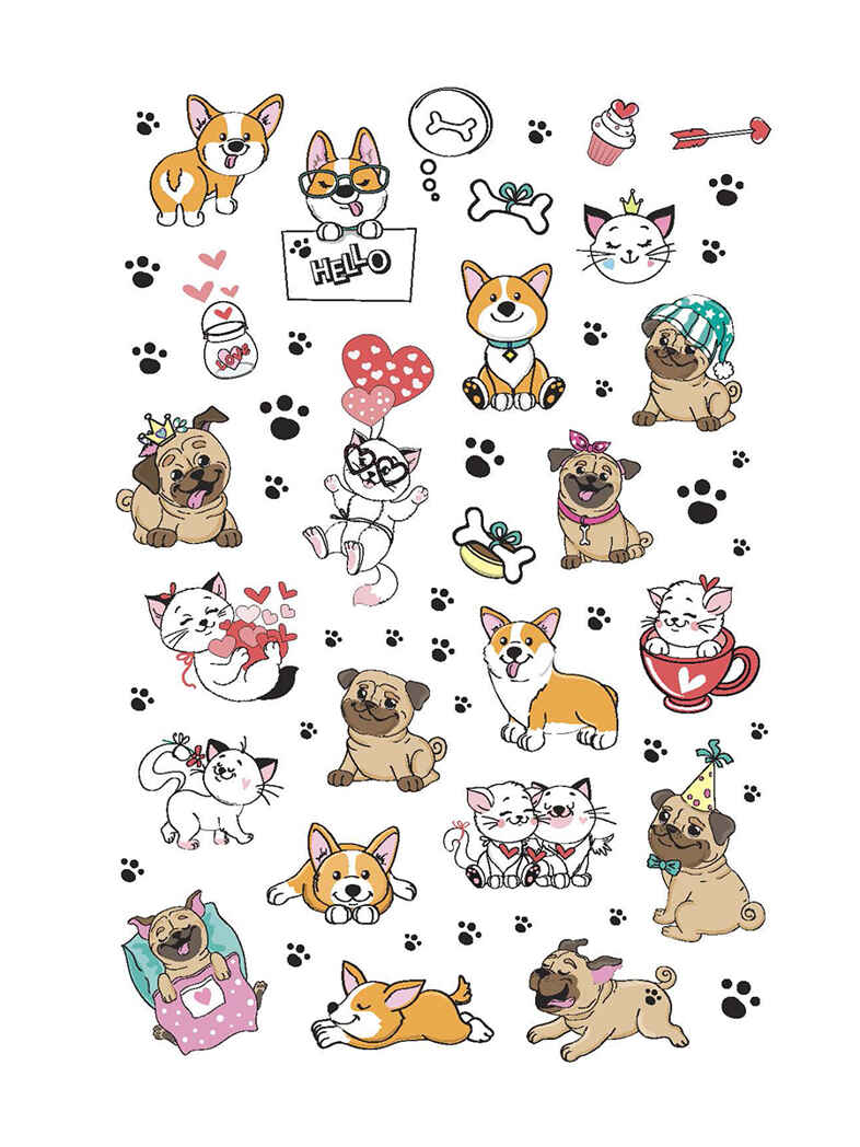 Наклейки Crazy Bullet Journal Stickers (черная), производитель Контэнт, ISBN 978-5-00141-532-9, № 3